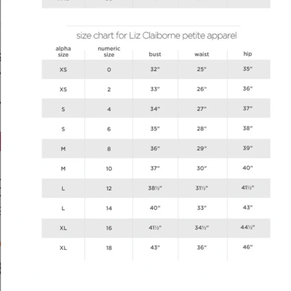 Liz Claiborne product description